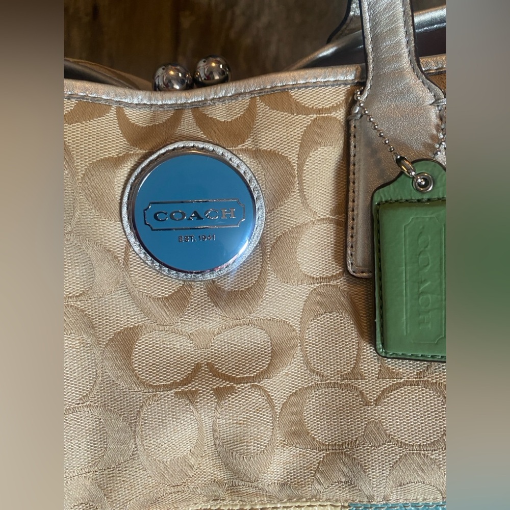 Coach Multicolor Patchwork Bag - image 3